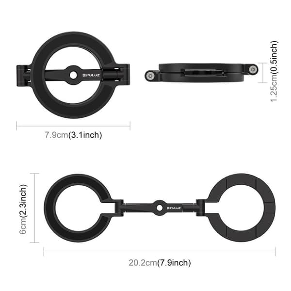 Magnetisk Bordsställ för Smartphone - Svart