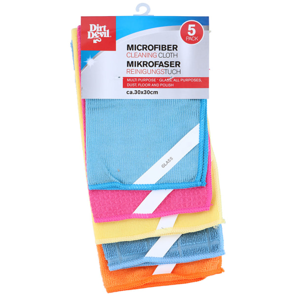 Dirt Devil Microfiberdukar 30x30cm - 5-pack