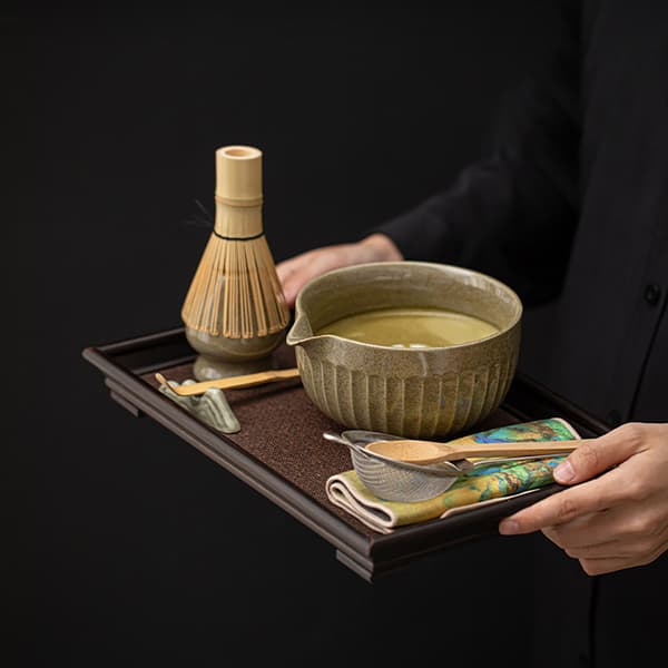 Matcha Tea Set / Chrysanthemum matchaset med 8 delar / matcha-s
