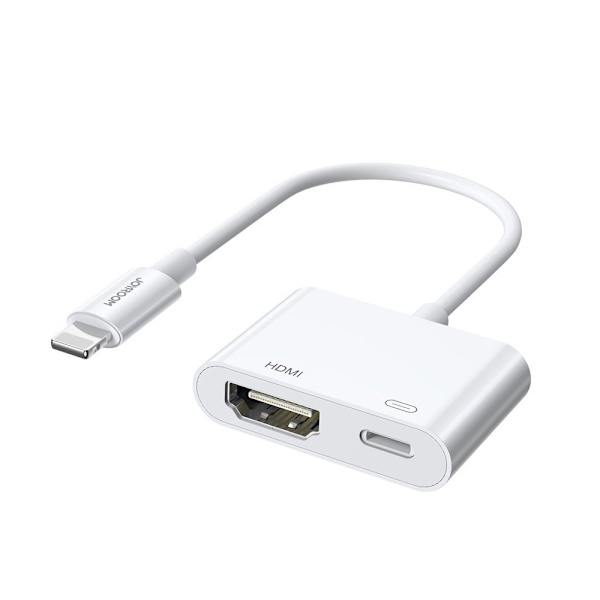 Joyroom Lightning HDMI + Lightning-sovitin Lightning-sovittimeen