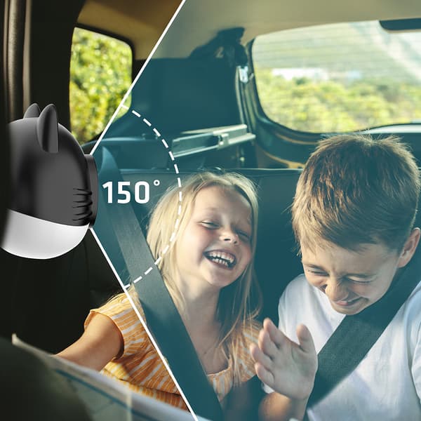 Xblitz Coco -vauvakamera autoon – Full HD, langaton Apple CarPl