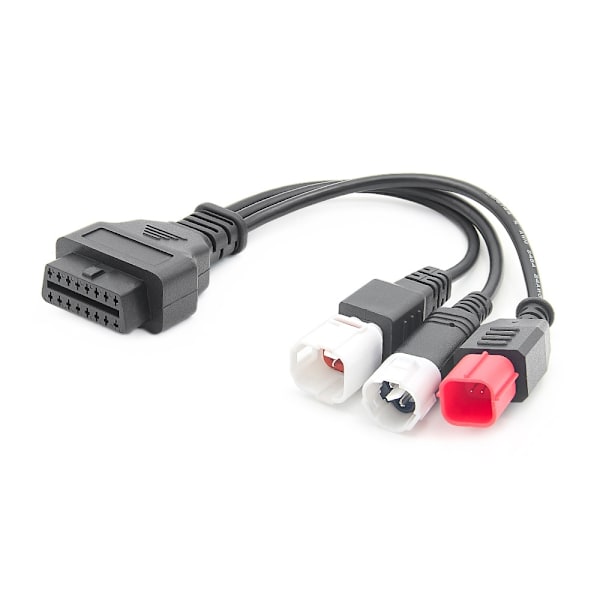 ODBII Adapteri - Honda / Yamaha 3in1 OBDII Hona 3 Pin+4 Pin+6 P