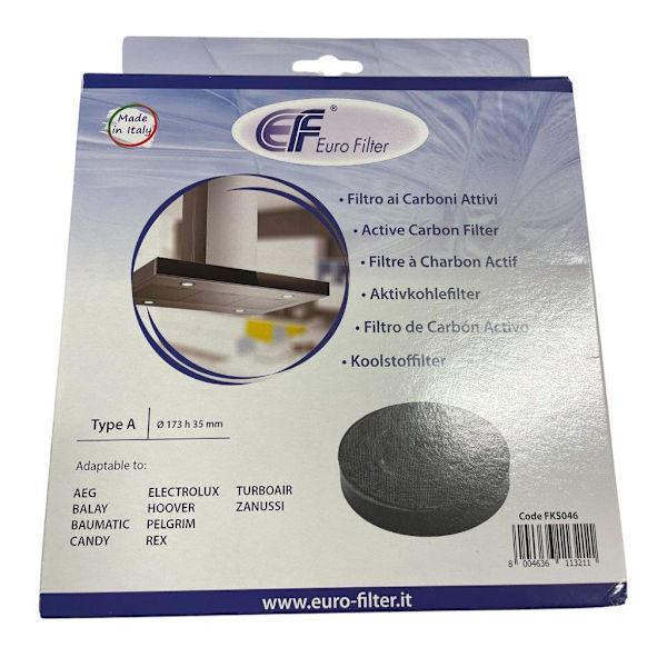 Eurofilter Aktivt kolfilter 174mmm