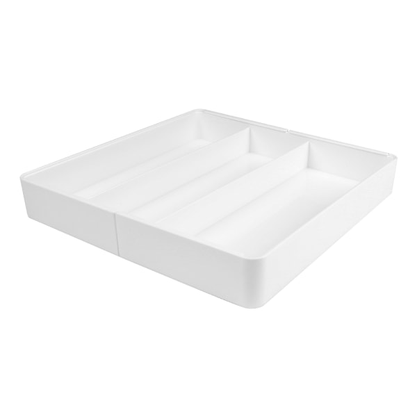 Justerbar besticklåda i off-white för flexibel förvaring