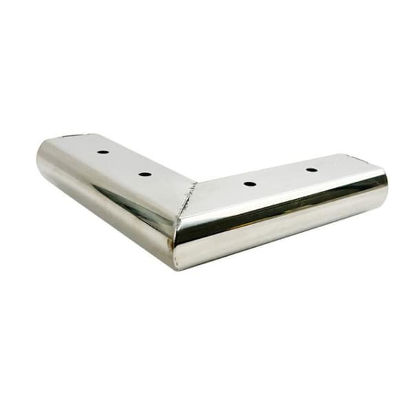 Möbelhöjare i rostfritt stål 3cm Hörn - Silver