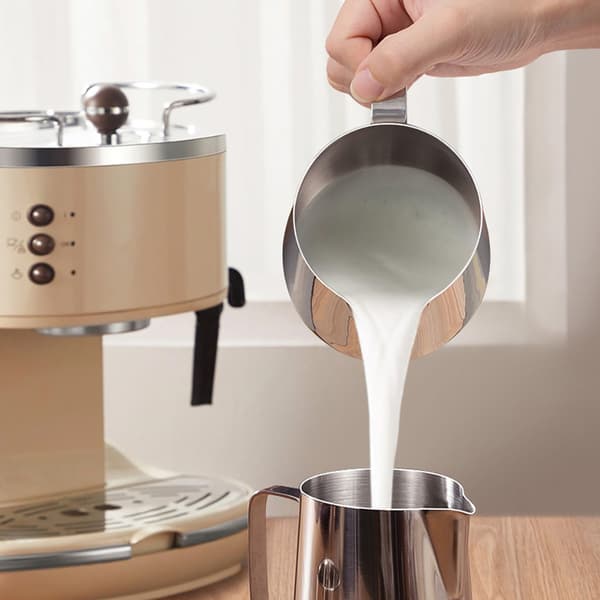 Mælkekande i rustfrit stål 350 ml / mælkeskummekande / baristak