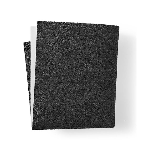 Fettfilter och kolfilter för köksfläkt 57 cm x 47 cm 2 delar Vit, Svart