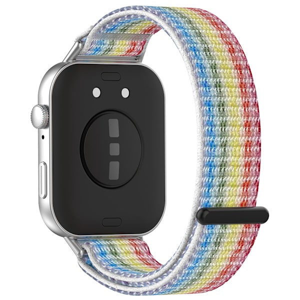 Nylonarmband med kardborre till Huawei Fit 3 - Regnbåge