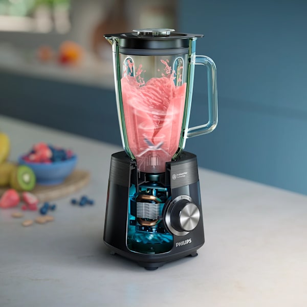 Philips Mixer 1200W med ProBlend Plus-teknologi og automatisk r