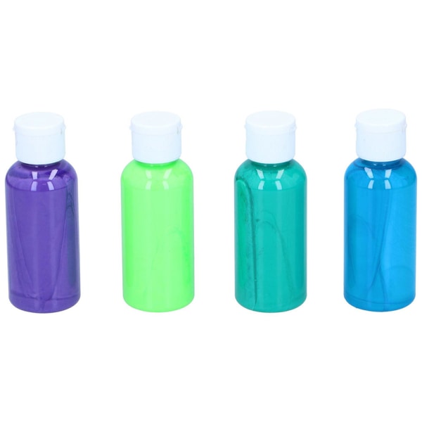 Artico Akrylfärg Neon 80ml 4-pack - Blå/Grön/Lila