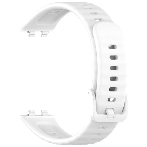 Klockarmband i silikon för Huawei Band 11 Pro - Vit / Silikonar