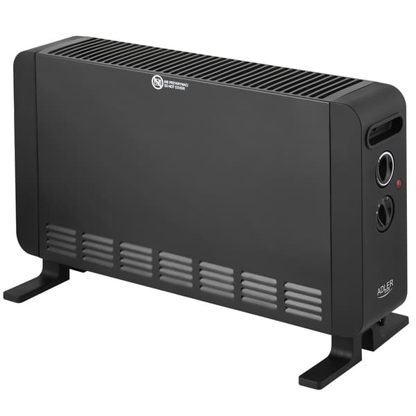 Konvektorelement 2000 W / värmeelement med 3 effektlägen och te