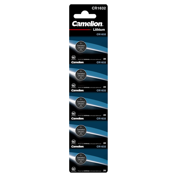 Camelion CR1632 Knappcellsbatteri 5-pack