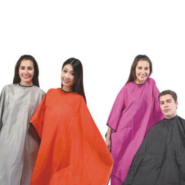 Frisørkappe i nylon med justerbar velcro - voksen