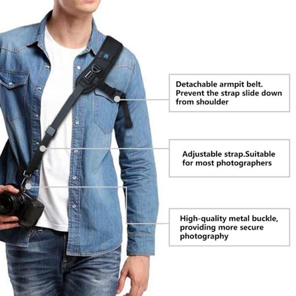 PULUZ Kameraband snabbfäste för SLR/DSLR- kameror