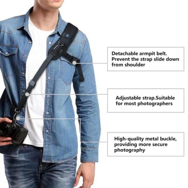 PULUZ Kamerarem quickfæste for SLR/DSLR- kameraer