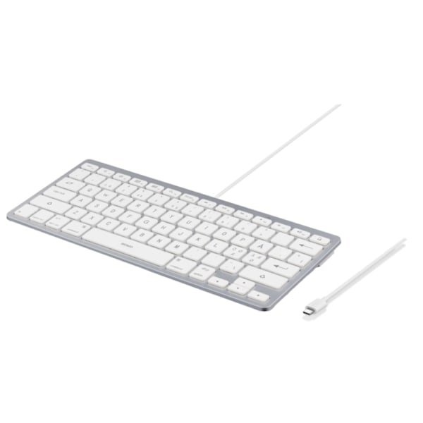 Trådbundet tangentbord med USB-C för iPad, iPhone och Mac – nor