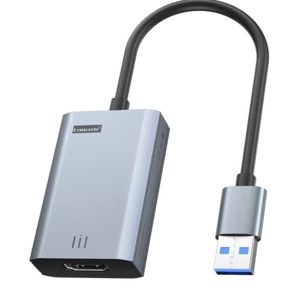 Lemorele LC06 Plus USB til HDMI-adapter / videoadapter til skær