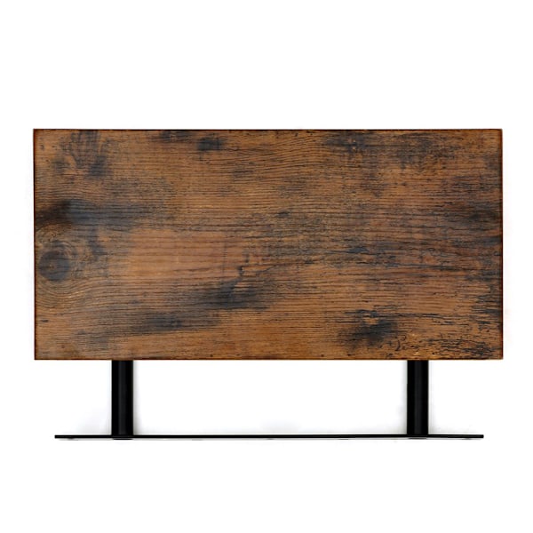 Puinen seinähylly, jossa on piilotettu ripustus - 40 x 20 x 3,8