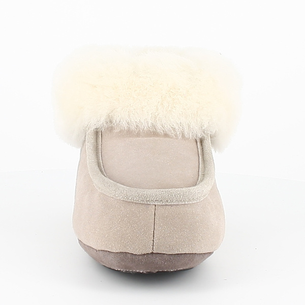 Axelda London 37 - Fåreskindsstof sand/hvid