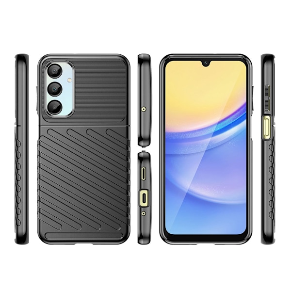 Silikoneetui til Samsung Galaxy A56/A36 - Svart
