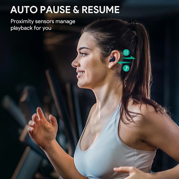 Aukey EP-T31 korvakuulokkeet - Svart