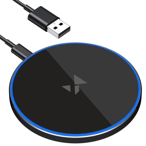 Wozinsky Langaton latausalusta 15W Qi ja USB-C-kaapeli - Musta