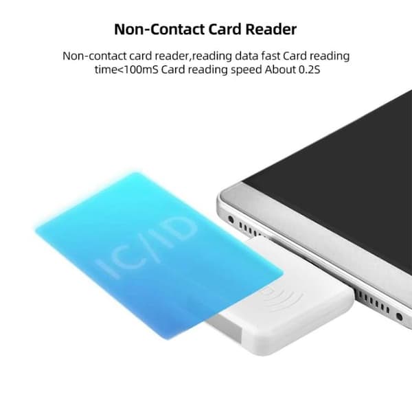 RFID-lukija 125 kHz MicroUSB:llä Androidille