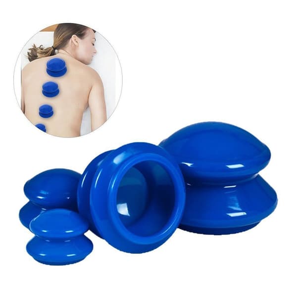Massagekoppar 4-pack / koppningskoppar / silikonkoppar för mass