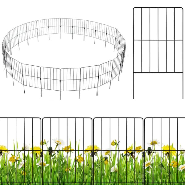 Haveopdeler i rustfrit stål med fleksibelt design - 25-pak