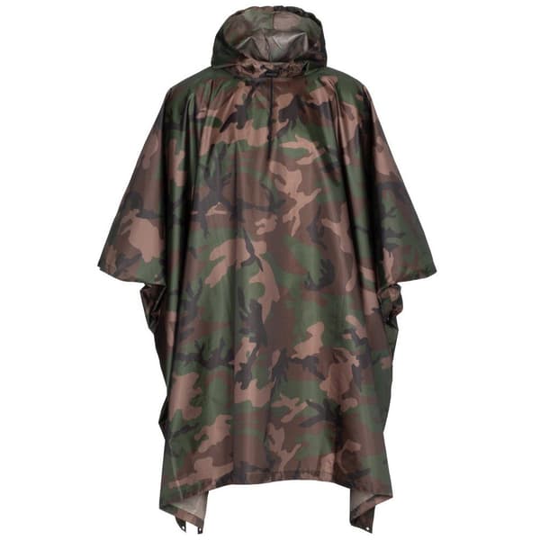 Regnponcho i camomönster, one size