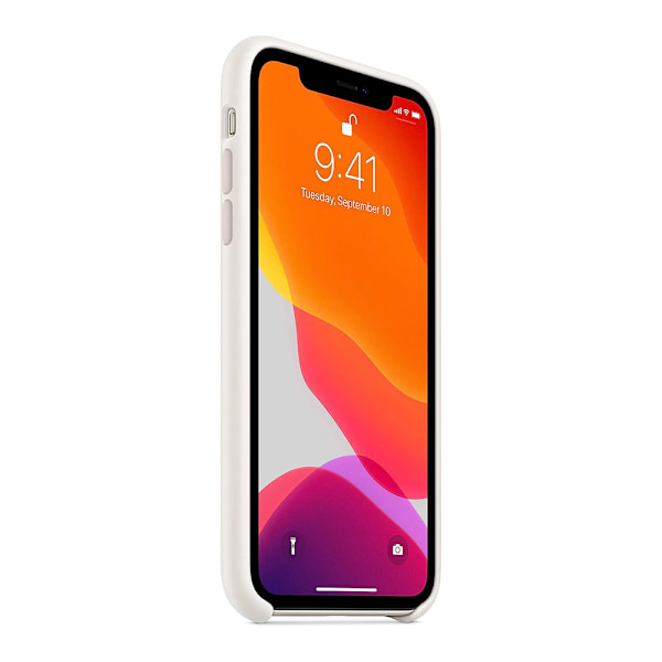 Apple Silikonikotelo iPhone 11:lle - Valkoinen