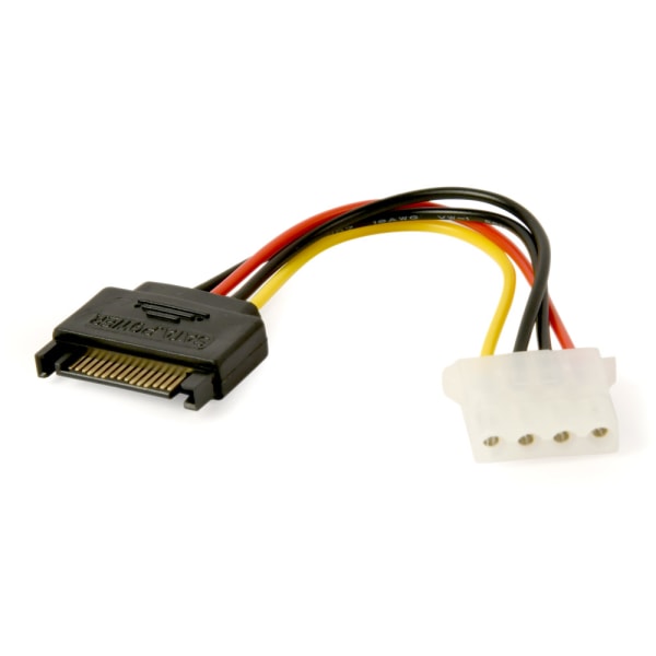 15 cm SATA-Molex-virtakaapeli