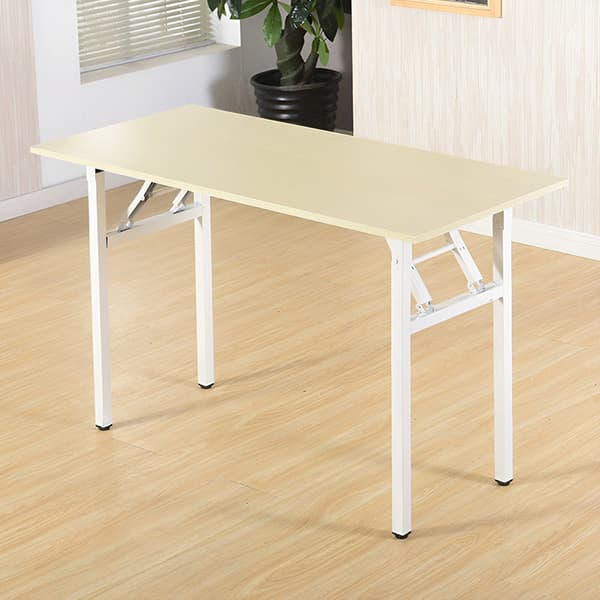 Klapbord 120x60x75cm - hvid eg