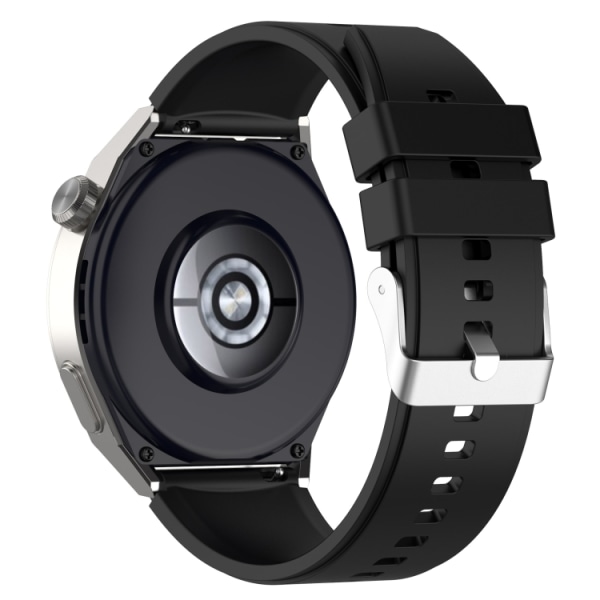 Silikonarmband till Huawei Watch GT 3 Pro 46mm - Svart