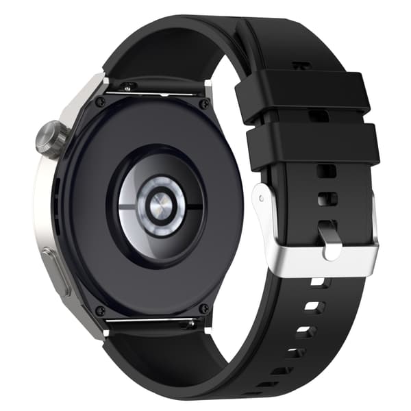 Silikonerem til Huawei Watch GT 3 Pro 46 mm - sort