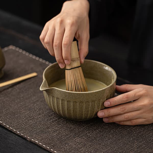 Matcha Tea Set / Chrysanthemum matchaset med 8 delar / matcha-s