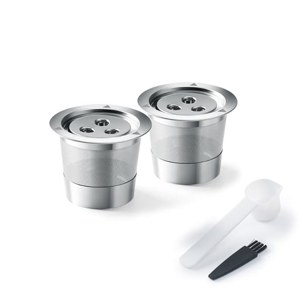 Genanvendelige kaffekapsler i rustfrit stål til Ninja, 2-pak /