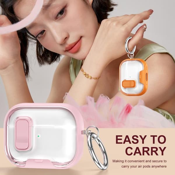 Suojakotelo jalustalla AirPods Pro 2:lle - Musta