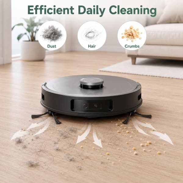 Sidebørster, 2-pak, til Ecovacs Deebot X1 Omni/Turbo/X1S Pro /
