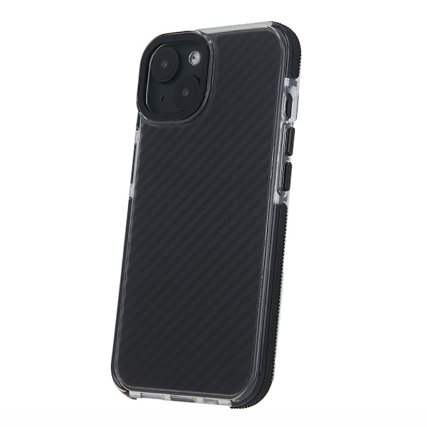 Sort etui til iPhone 16 Plus - kulfiber