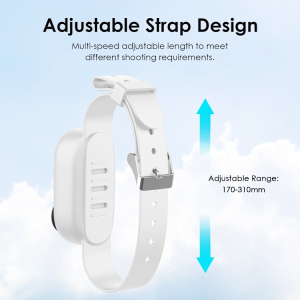 Silikonarmband till Insta360 GO 3 / GO 3S - Vit