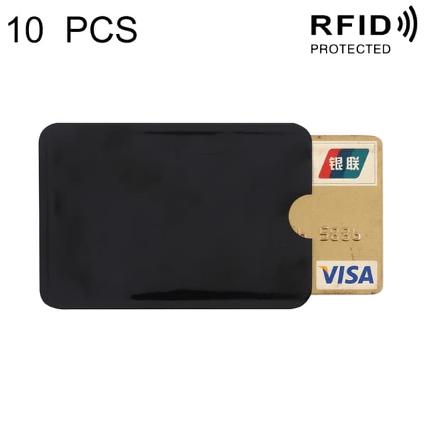 RFID-beskyttende kortholdere 10-pak – 9 × 6,3 cm