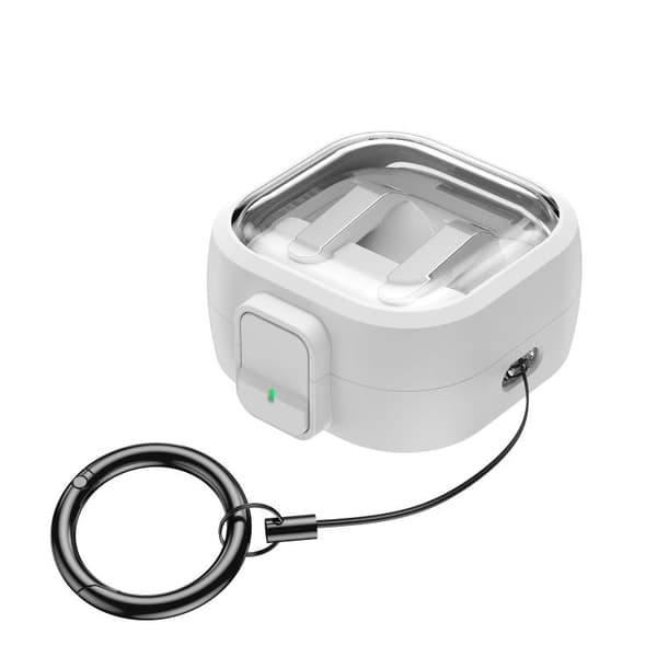 Hovedtelefonetui med kliklås til Galaxy Buds4 og Buds4 Pro – Hv