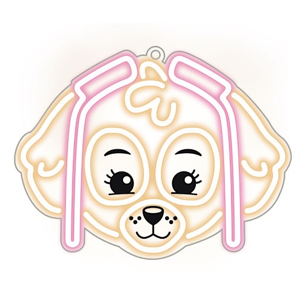 Paw Patrol LED-neonkyltti - Skye
