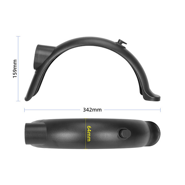 Bakre Stänkskärm till Xiaomi 4 Pro
