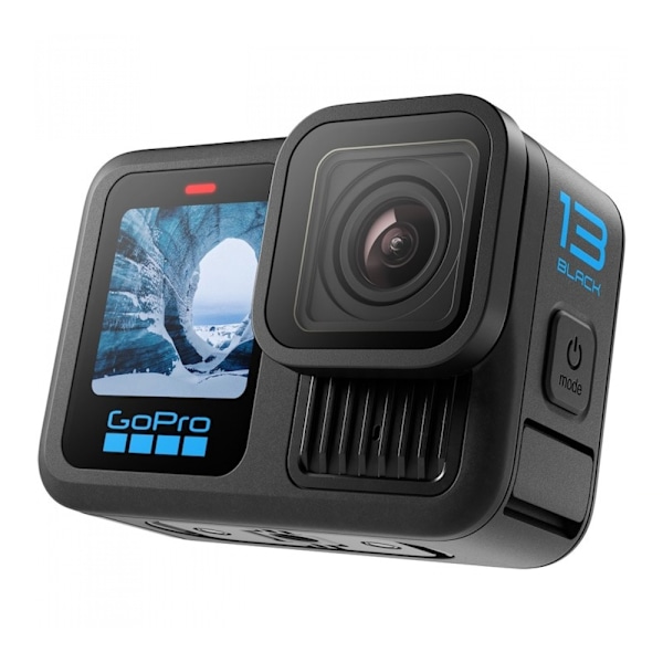 GoPro Hero13 Black -toimintakamera, jossa on 5,3K-video ja Hype musta