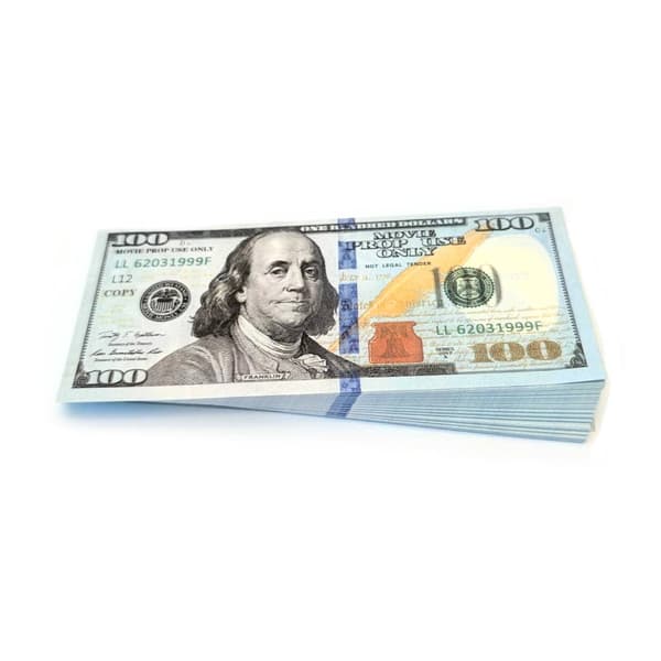 Låtsaspengar - 100 Amerikanska dollar -  100-pack