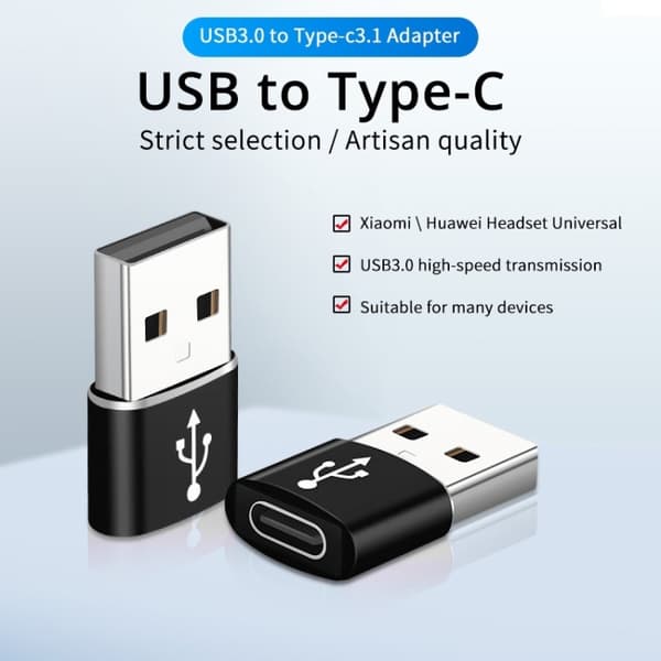 Adapter fra USB 3.0 - USB-C