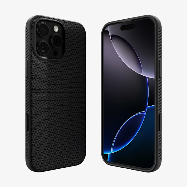 Spigen Liquid Air T Mag Fit Backshell til iPhone 16 Pro - Svart